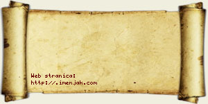 Jana Bjelić vizit kartica